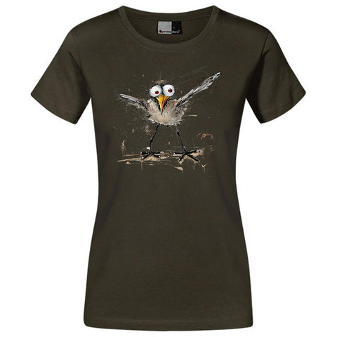 Verrückte Möwe Damen T-Shirt