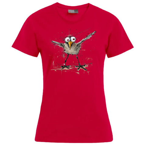 Verrückte Möwe Damen T-Shirt