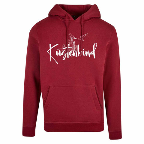 Küstenkind Möwe UNISEX Prem. Kapuzenpulli