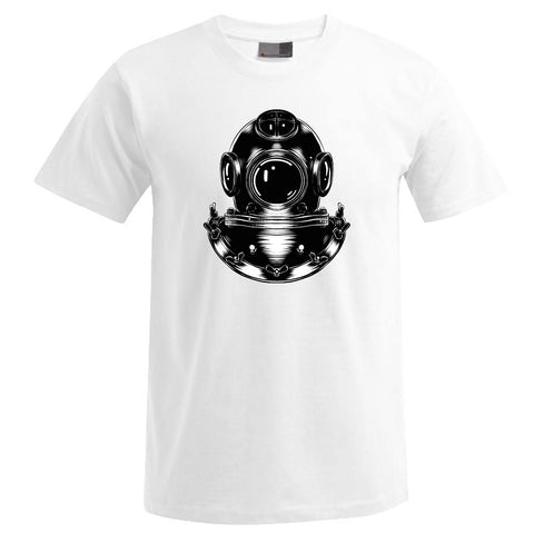 Retro Taucher Black&White Edition Herren T-Shirt