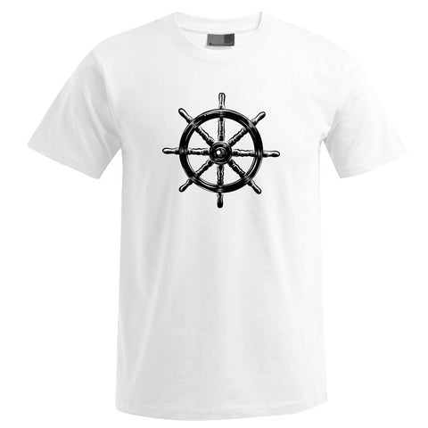 Steuerrad Black&White Edition Herren T-Shirt