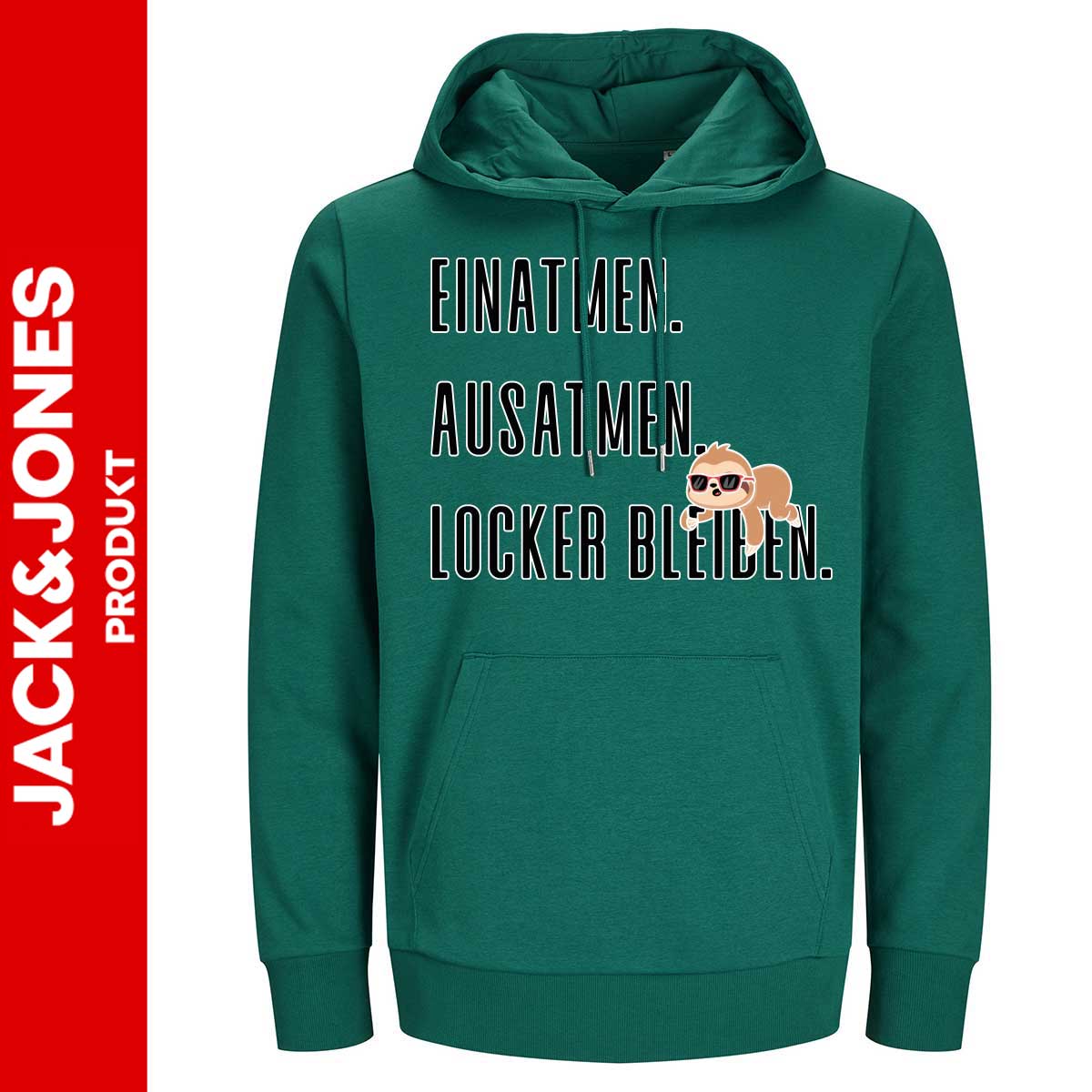 Locker bleiben UNISEX Kapuzenpulli by Jack&Jones