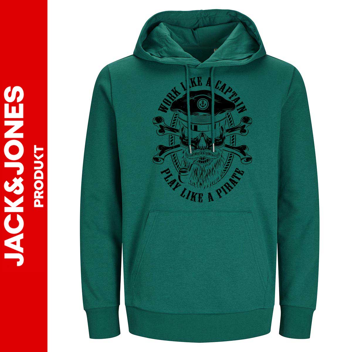 Pirate Black Edition UNISEX Kapuzenpulli by Jack&Jones