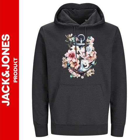 Floral Anker UNISEX Kapuzenpulli by Jack&Jones