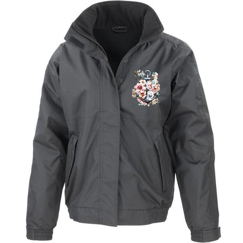 Floral Anker Regenjacke