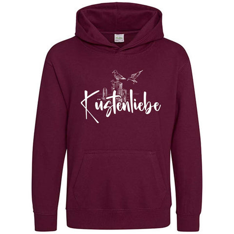 Küstenliebe Möwe Kids Kapuzenpullover