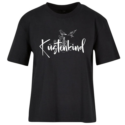 Küstenkind Möwe Damen Loose T-Shirt