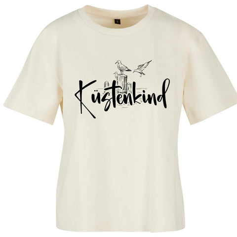 Küstenkind Möwe Damen Loose T-Shirt