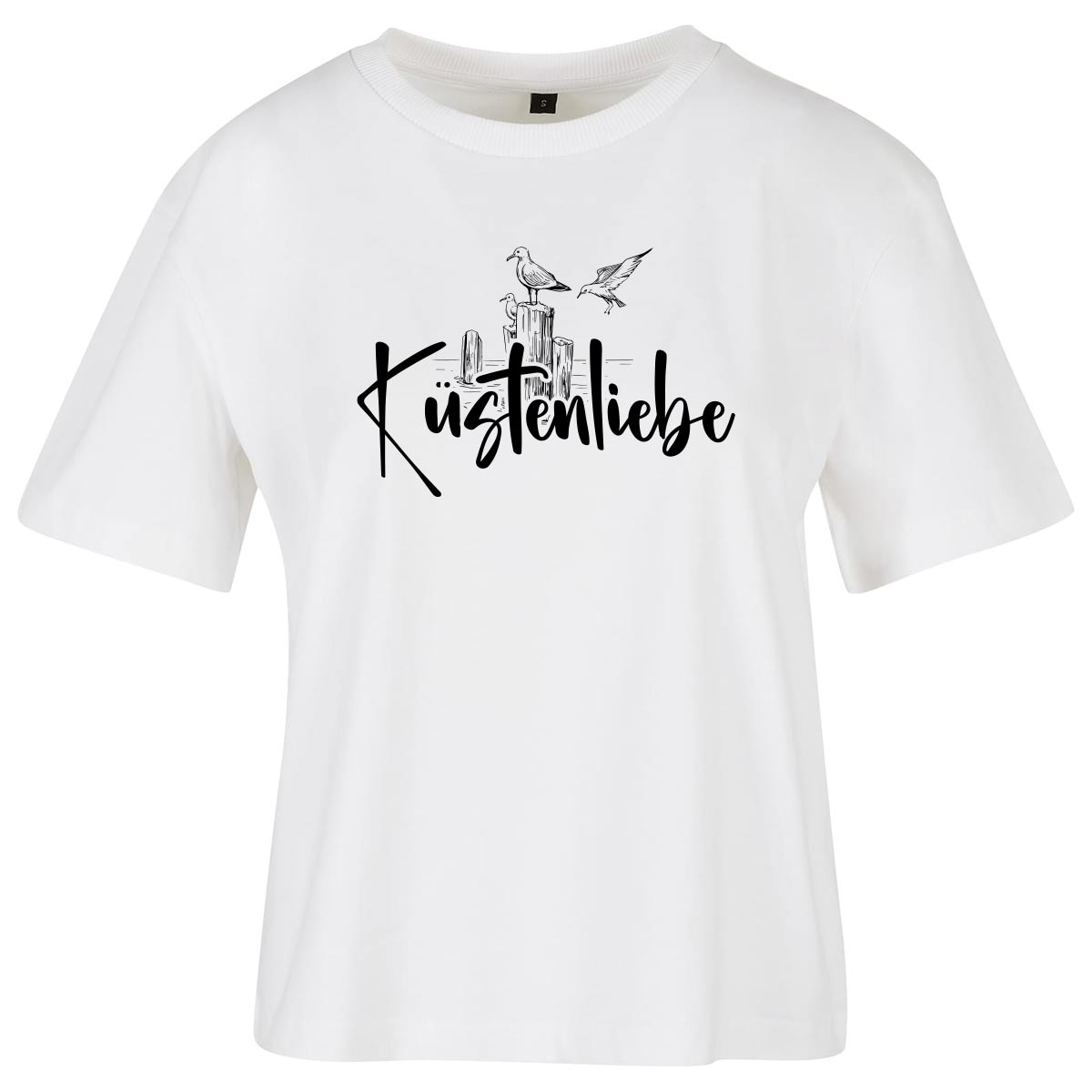 Küstenliebe Möwe Damen Loose T-Shirt