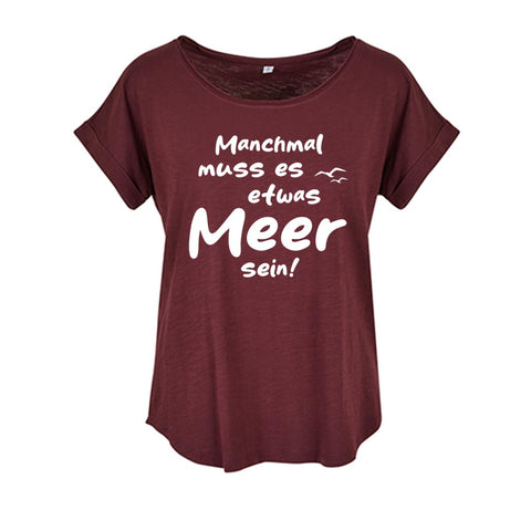 Meer sein Damen Slub T-Shirt