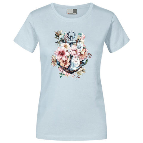 Floral Anker Damen T-Shirt