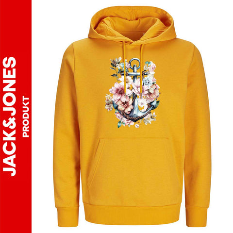 Floral Anker UNISEX Kapuzenpulli by Jack&Jones