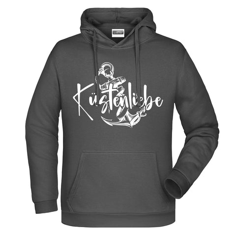 Küstenliebe Anker Herren Komfort Kapuzenpulli