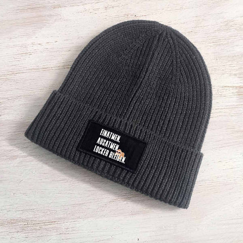 Locker bleiben Strick Beanie