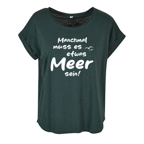 Meer sein Damen Slub T-Shirt