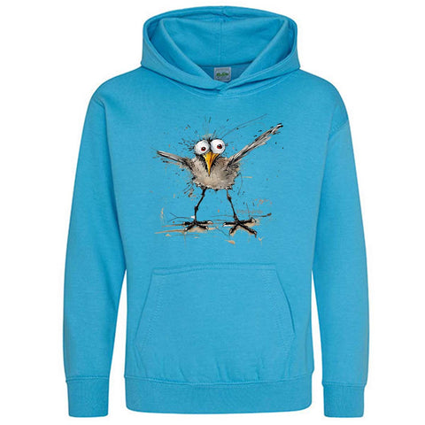 Verrückte Möwe Kids Kapuzenpullover