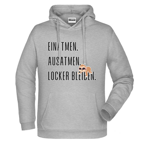 Locker bleiben Herren Komfort Kapuzenpulli