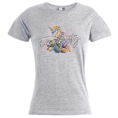 Einzigartig Seepferd Damen T-Shirt