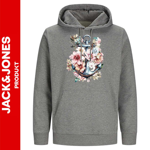 Floral Anker UNISEX Kapuzenpulli by Jack&Jones