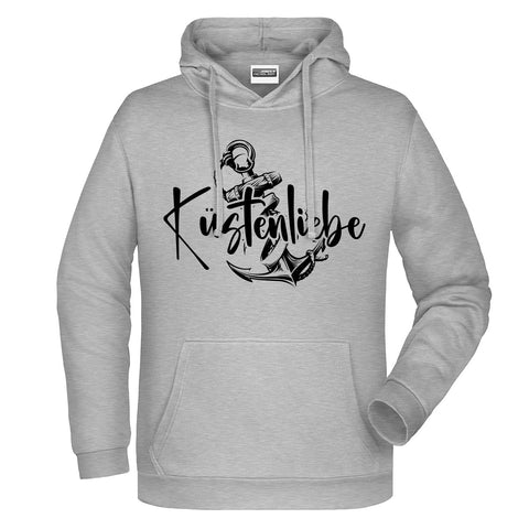 Küstenliebe Anker Herren Komfort Kapuzenpulli