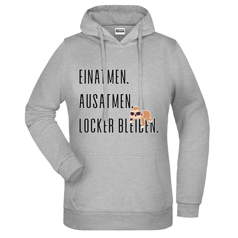 Locker bleiben Damen Komfort Kapuzenpulli