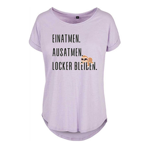 Locker bleiben Damen Slub T-Shirt