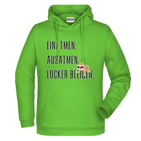 Locker bleiben Herren Komfort Kapuzenpulli