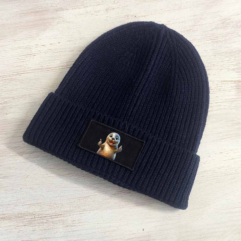 Seehund Strick Beanie