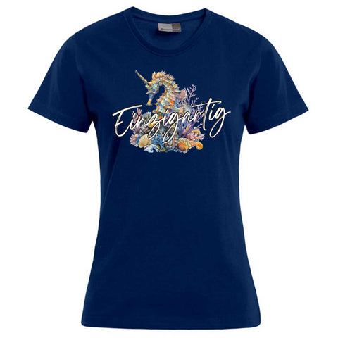 Einzigartig Seepferd Damen T-Shirt