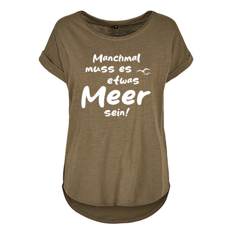 Meer sein Damen Slub T-Shirt