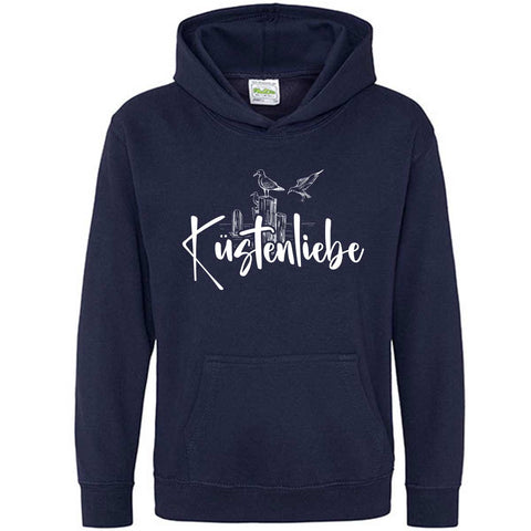 Küstenliebe Möwe Kids Kapuzenpullover