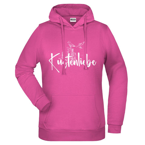 Küstenliebe Möwe Damen Komfort Kapuzenpulli