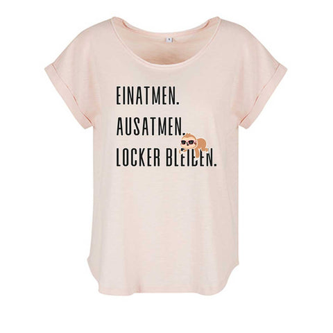 Locker bleiben Damen Slub T-Shirt