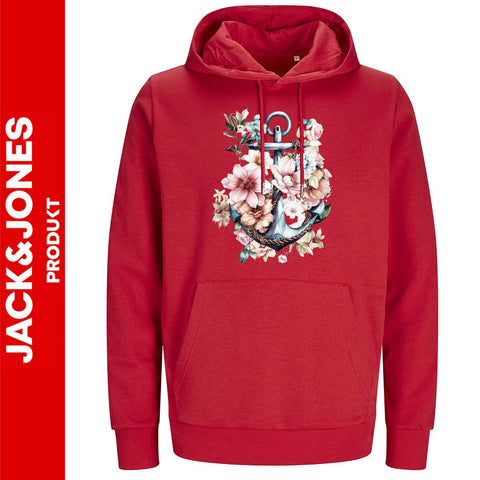 Floral Anker UNISEX Kapuzenpulli by Jack&Jones