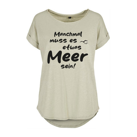 Meer sein Damen Slub T-Shirt