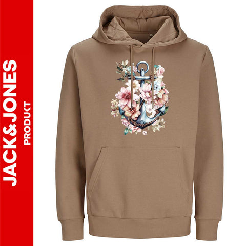 Floral Anker UNISEX Kapuzenpulli by Jack&Jones