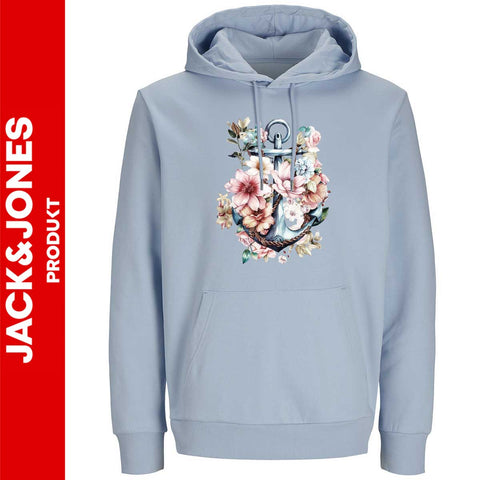 Floral Anker UNISEX Kapuzenpulli by Jack&Jones