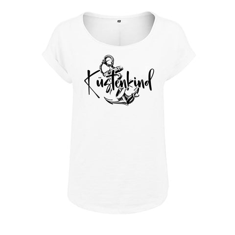 Küstenkind Anker Damen Slub T-Shirt