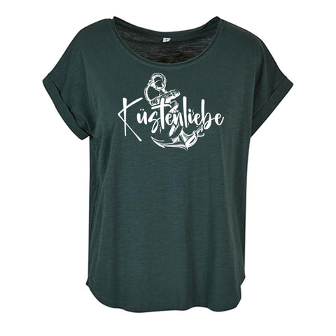 Küstenliebe Anker Damen Slub T-Shirt