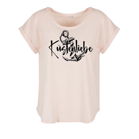 Küstenliebe Anker Damen Slub T-Shirt