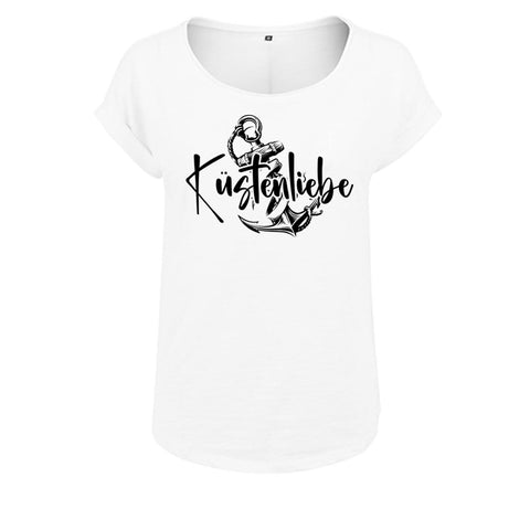 Küstenliebe Anker Damen Slub T-Shirt