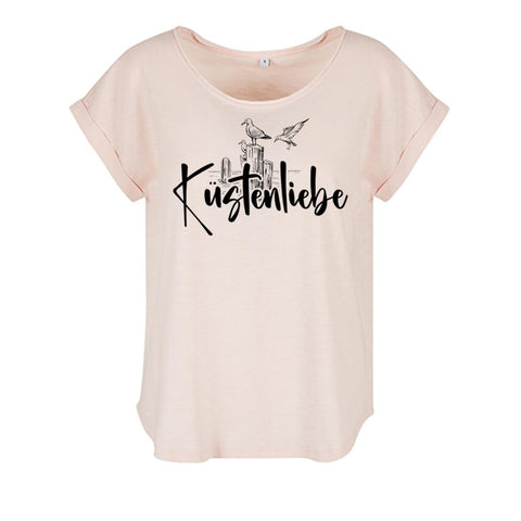 Küstenliebe Möwe Damen Slub T-Shirt