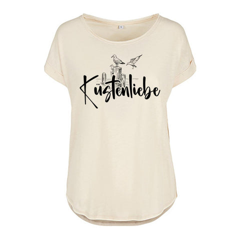 Küstenliebe Möwe Damen Slub T-Shirt