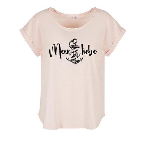 Meer liebe Damen Slub T-Shirt