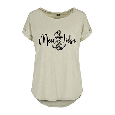 Meer liebe Damen Slub T-Shirt