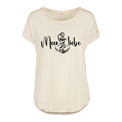 Meer liebe Damen Slub T-Shirt