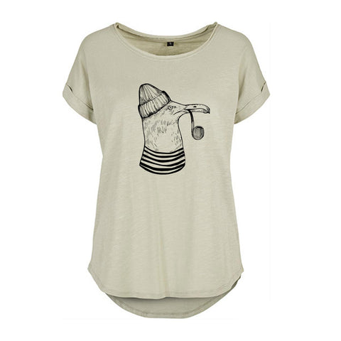 Möwe Damen Slub T-Shirt