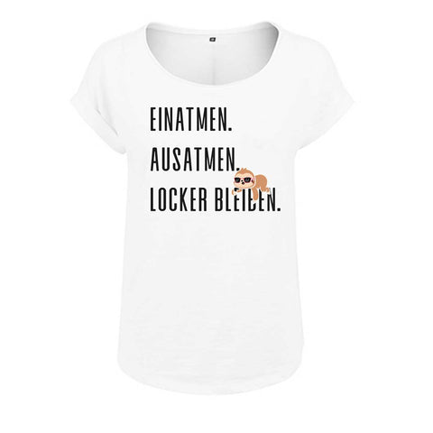 Locker bleiben Damen Slub T-Shirt