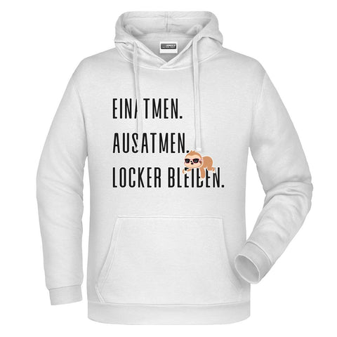 Locker bleiben Herren Komfort Kapuzenpulli