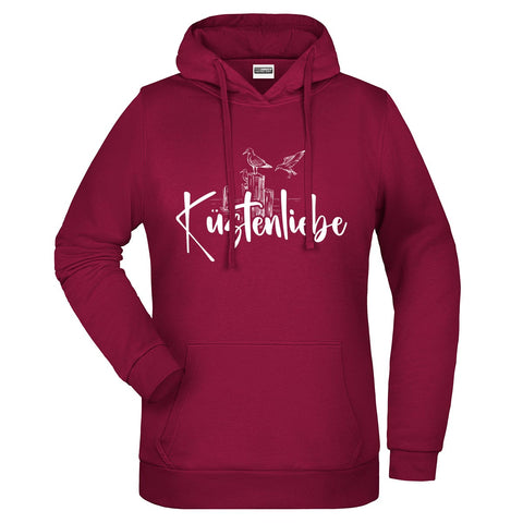 Küstenliebe Möwe Damen Komfort Kapuzenpulli